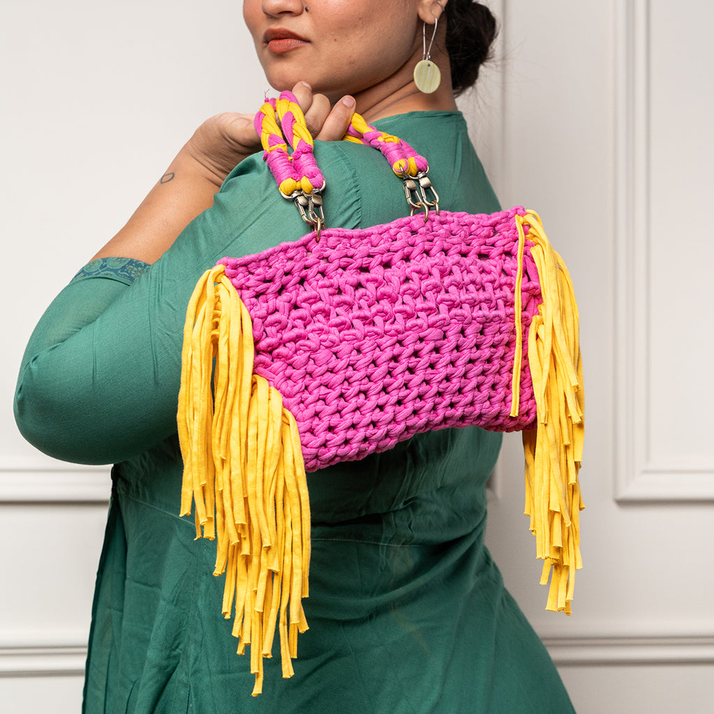 Bloom T-Shirt yarn Bag