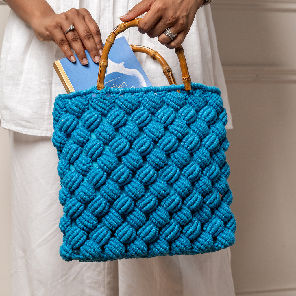 Euphoria Bamboo Handle Bag