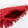 Poppy Raffia Bag