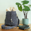 On-The-Go Hand-Knotted Bucket Bag