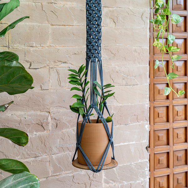 Classic - Wide Hand-Knotted Plant Hanger