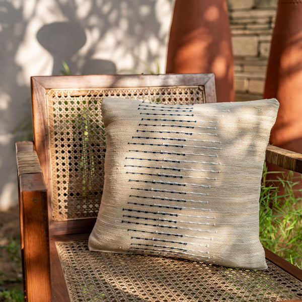 Rekha Hand-Woven Cushion Cover