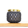 Criss Cross - Wide Hand-Knotted Candle Jar
