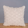 Checkered Hand-Knotted Cushion Cover