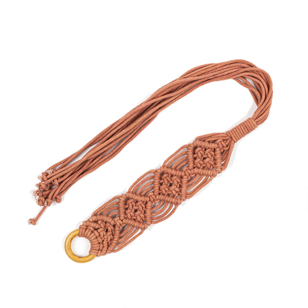 Interlaced Hand-Knotted Curtain Tie-back