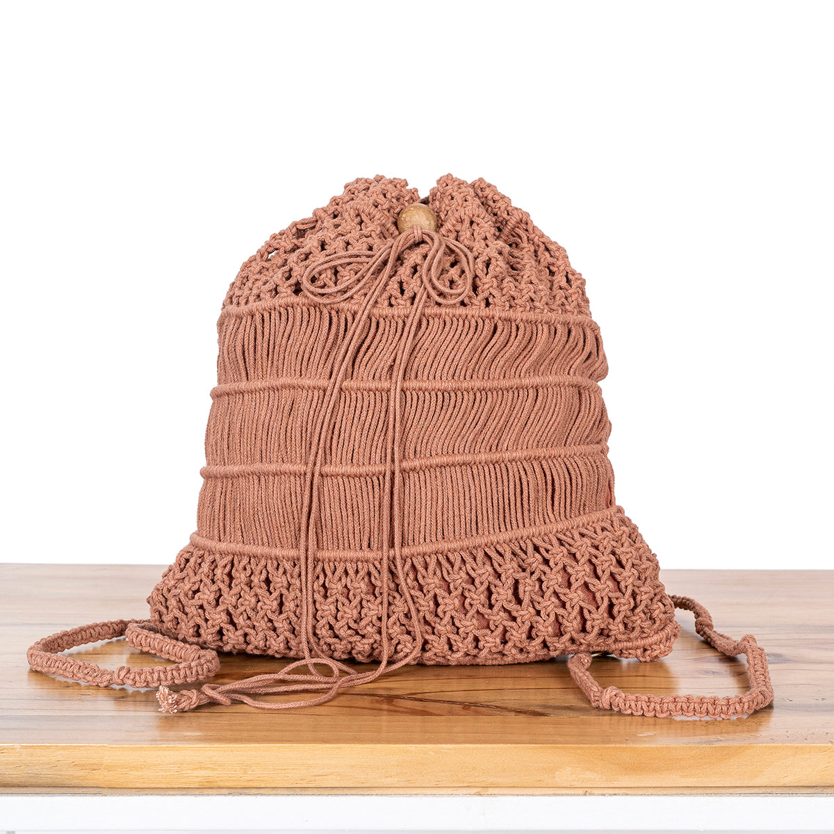 Summer Bloom Hand-Knotted Backpack