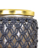 Criss Cross - Wide Hand-Knotted Candle Jar