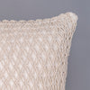 Criss Cross Hand-Knotted Cushion Cover