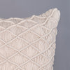 Checkered Hand-Knotted Cushion Cover