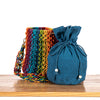 Cosmos Blended Hand-Knotted Bucket Bag
