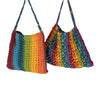 Maya  Striped Hand-Knotted Tote