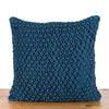 Criss Cross Hand-Knotted Cushion Cover