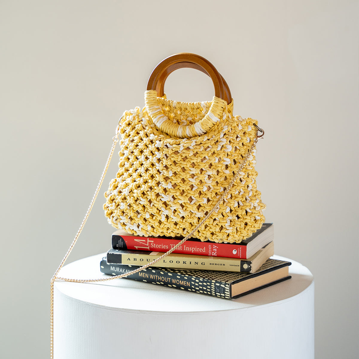 Dahlia Raffia Mini Bag