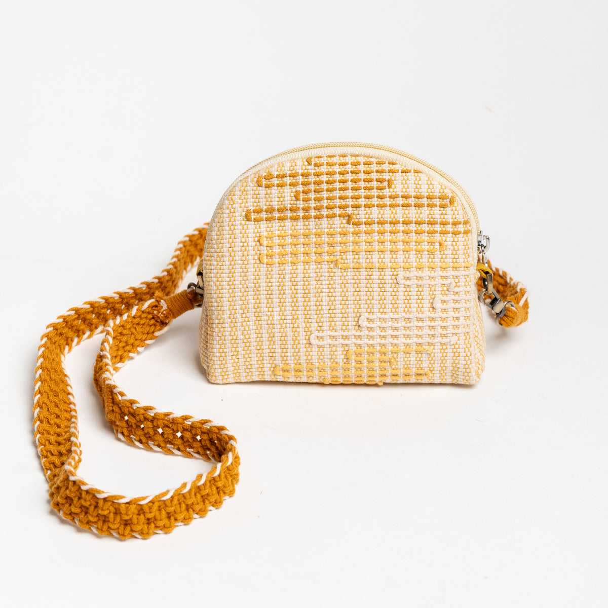 Zinnia Hand-woven Sling Bag