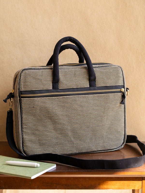 Vindu Hand-woven Laptop Brief Case