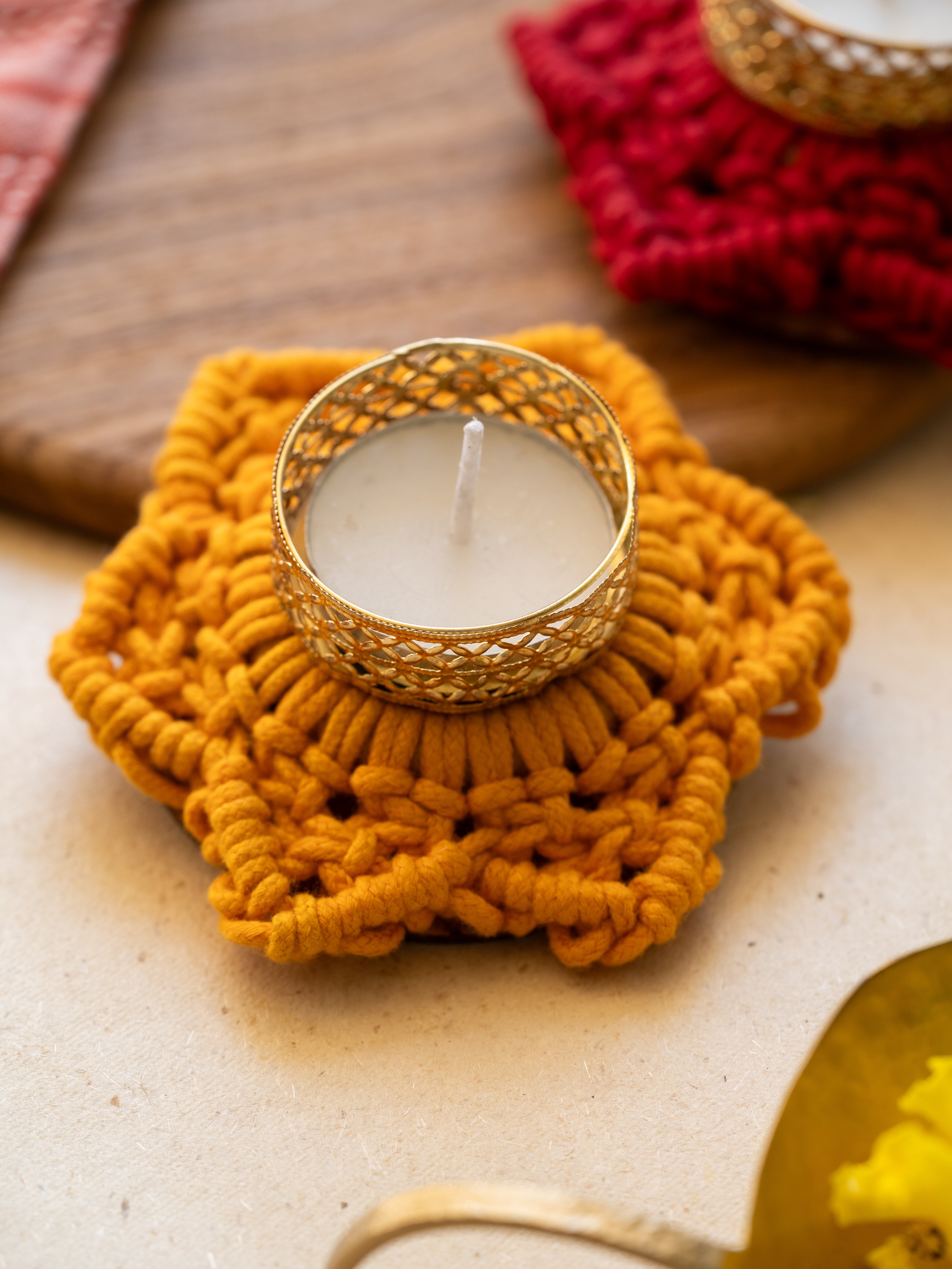 Padma Hand-knotted diya