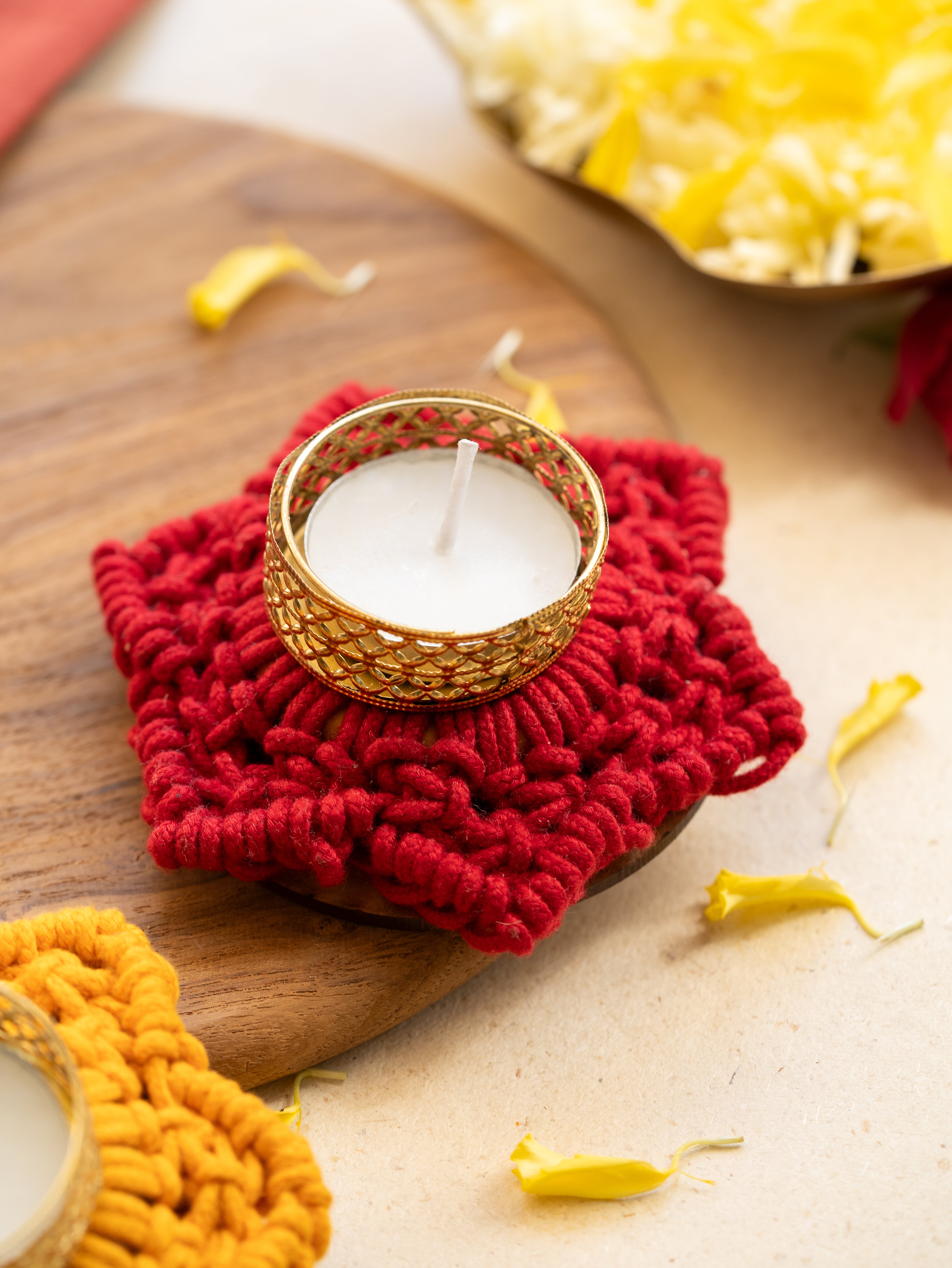 Padma Hand-knotted diya