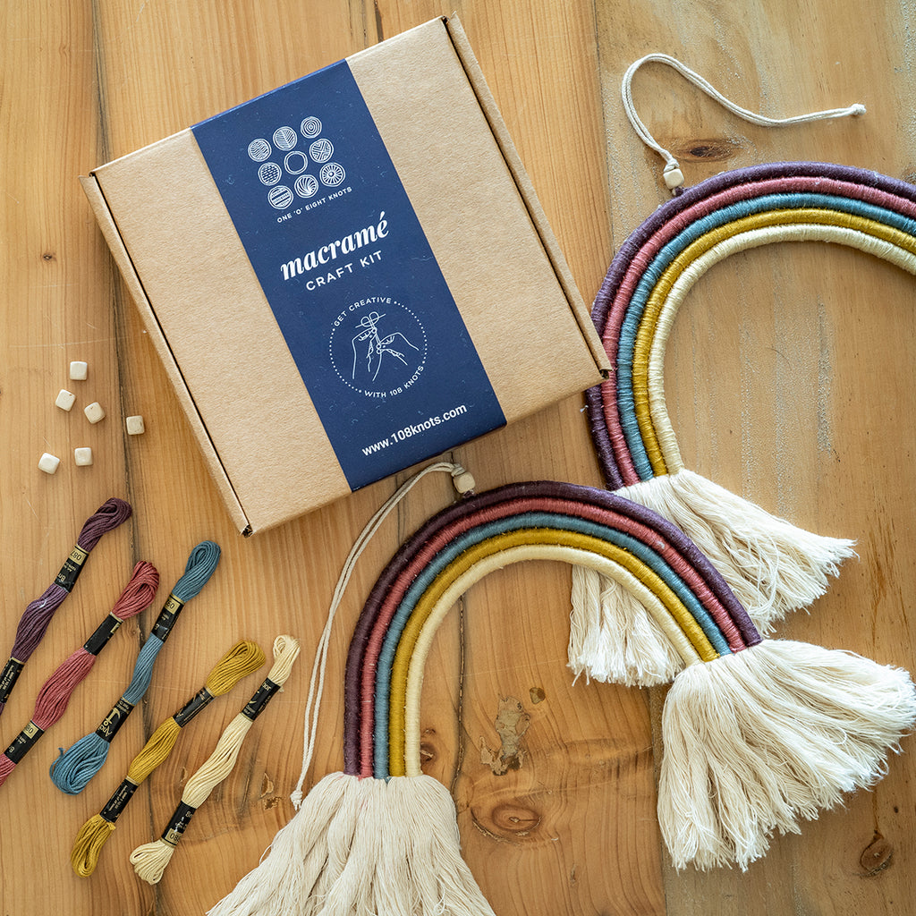 DIY Rainbow Wall Hanging Craft Kit