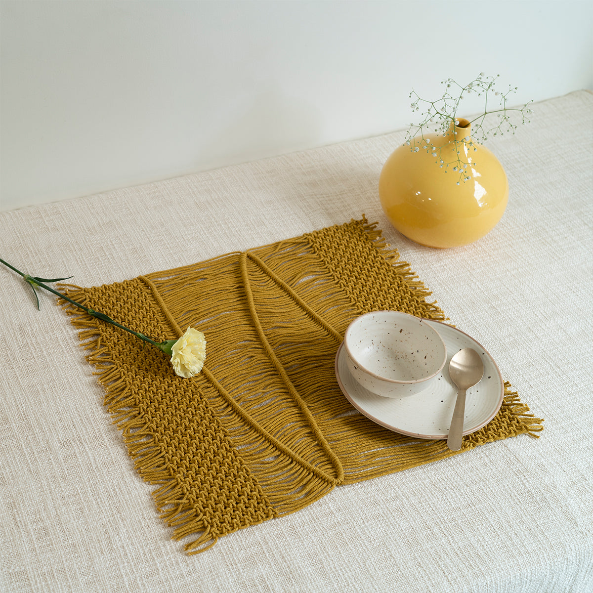 Meander Hand-Knotted Placemat