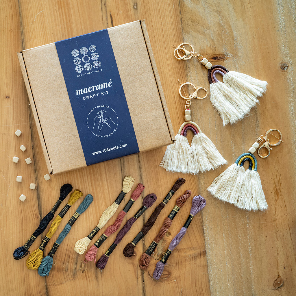 DIY Rainbow Keychain Craft Kit