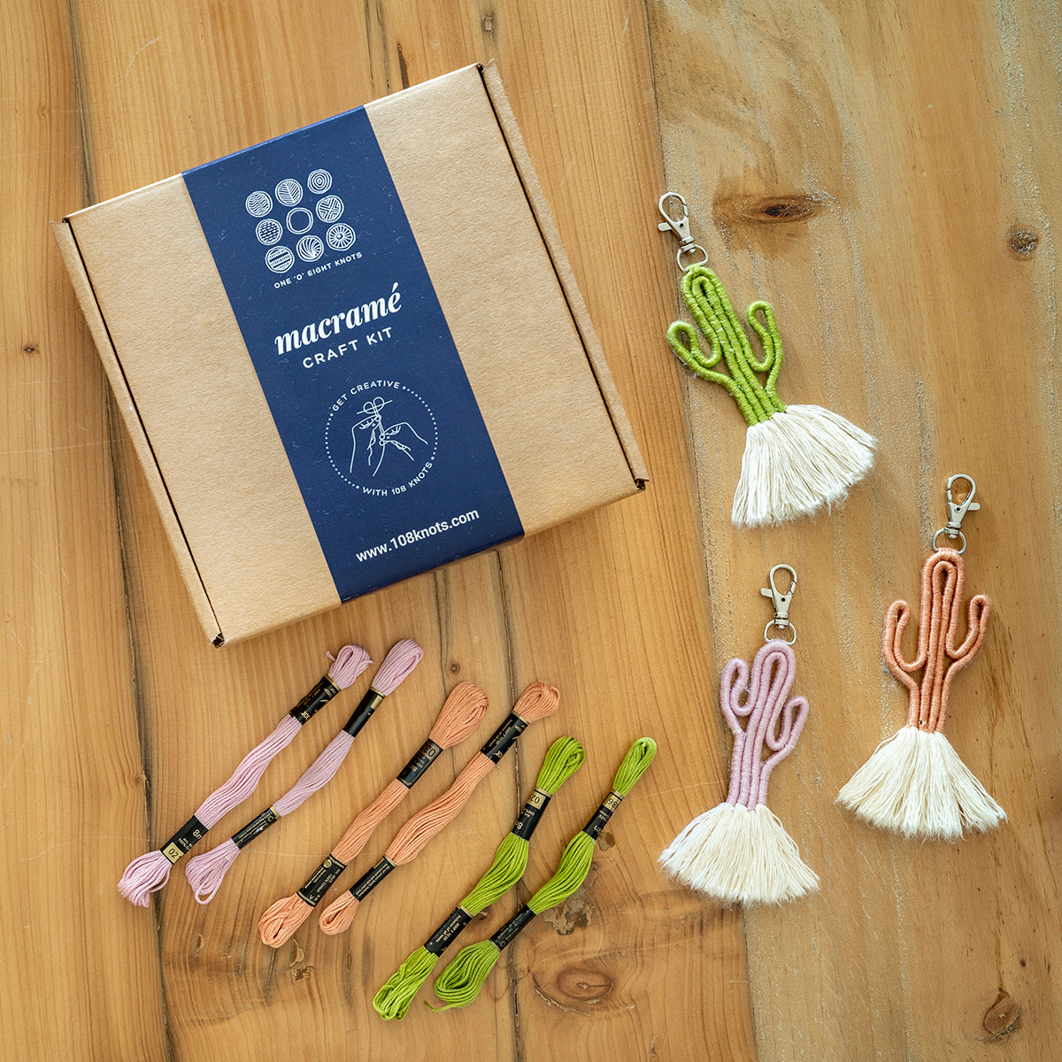 DIY Cactus Keychain Craft Kit