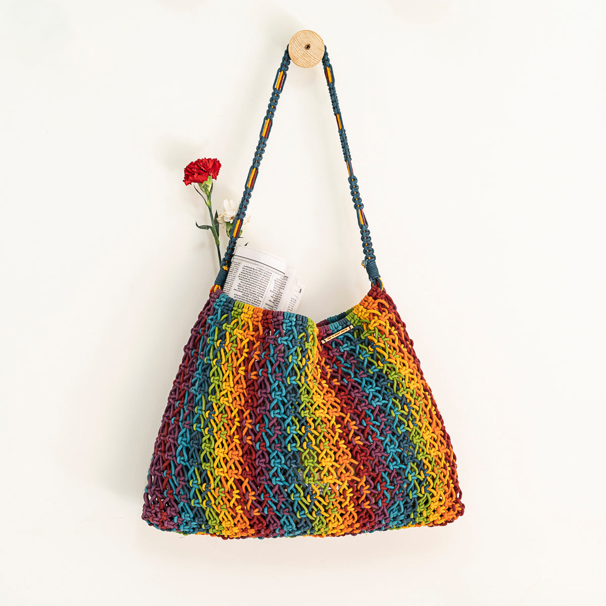 Maya  Blended Hand-Knotted Tote