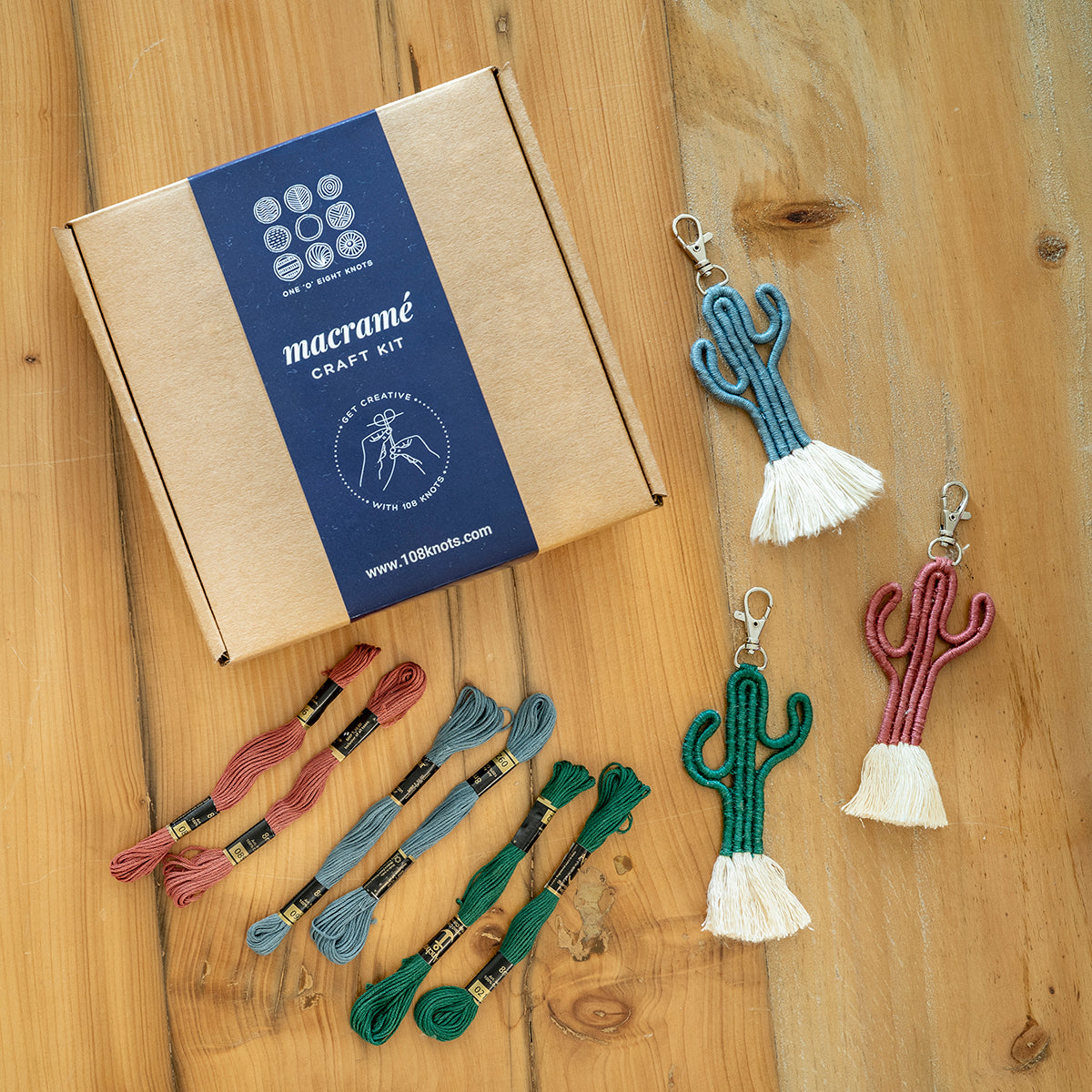 DIY Cactus Keychain Craft Kit