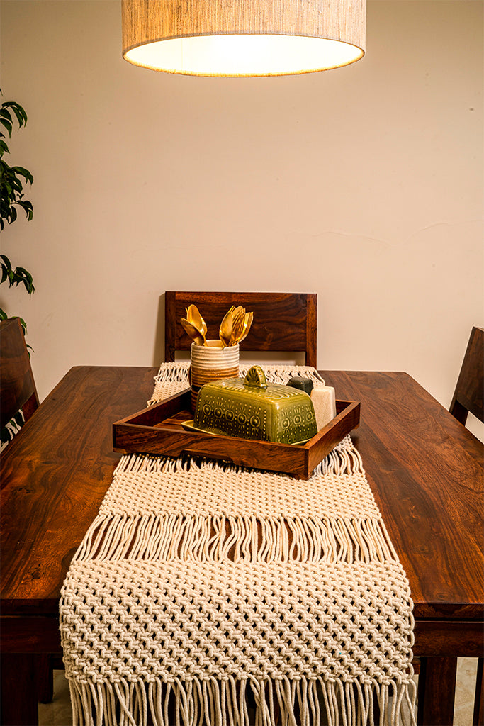 Classic Stripes Hand-Knotted Table Runner