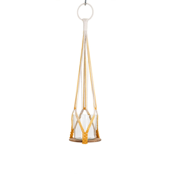 Ombré Interlaced Hand-Knotted Plant Hanger