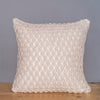 Criss Cross Hand-Knotted Cushion Cover
