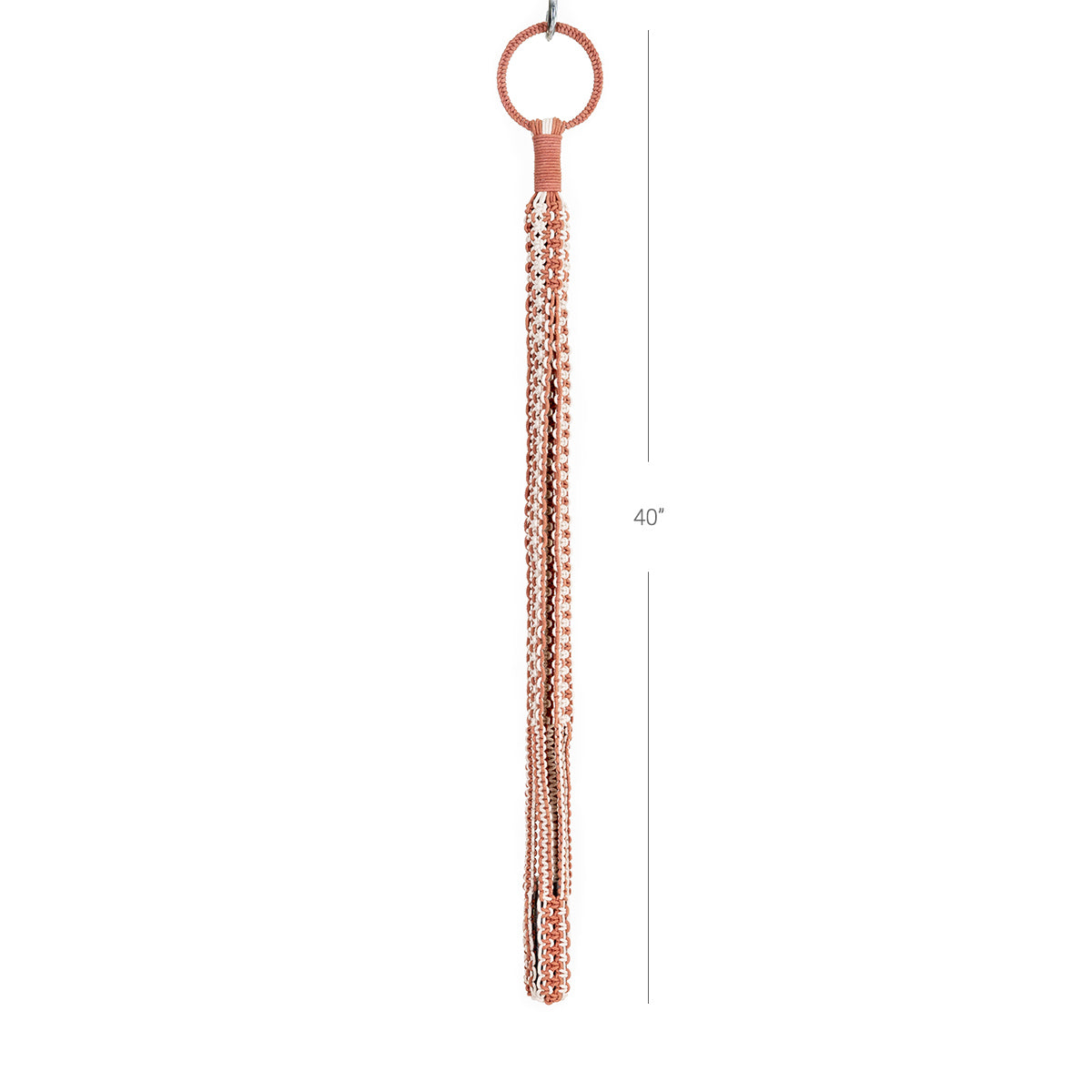 Intertwined Two-Toned Hand-Knotted Plant Hanger