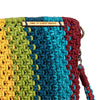 Gardenia Striped Hand-Knotted Sling Bag