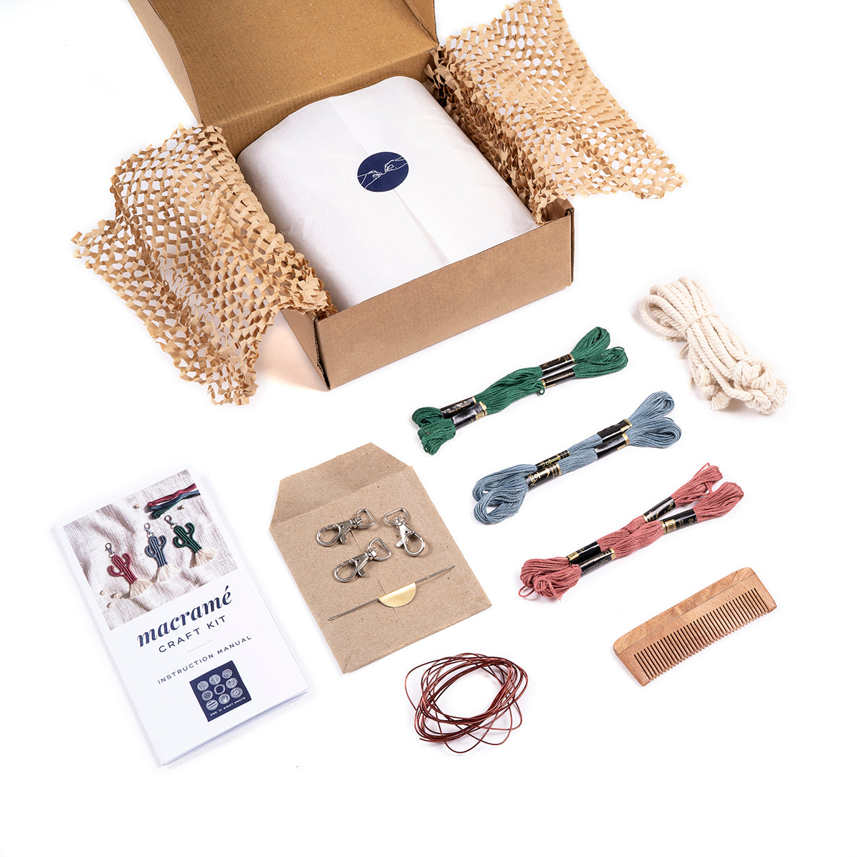 DIY Cactus Keychain Craft Kit
