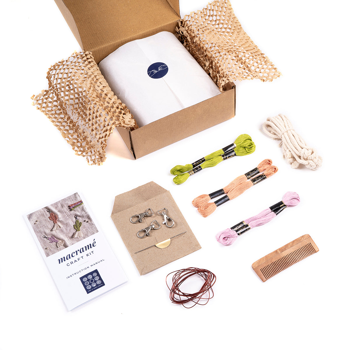 DIY Cactus Keychain Craft Kit
