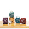 Criss Cross Hand-Knotted Candle Jar