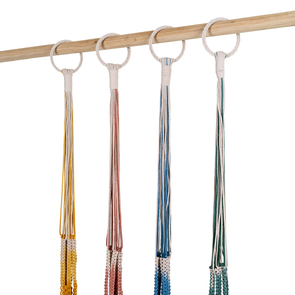 Ombré Interlaced Hand-Knotted Plant Hanger
