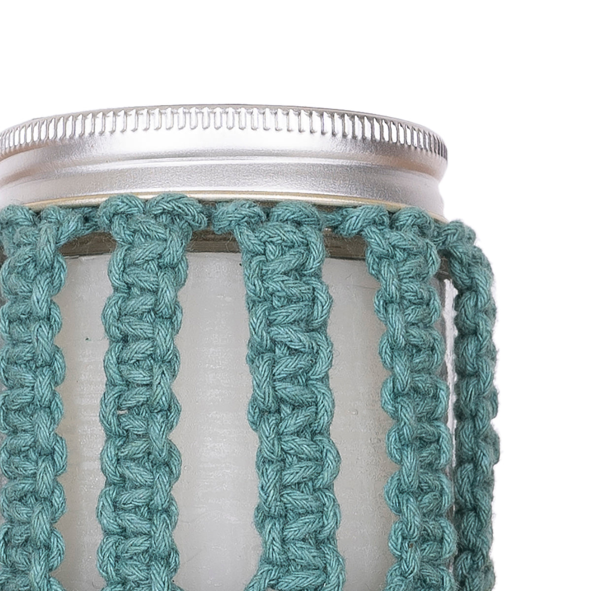 Rejuvenating Lemongrass Hand-Knotted Candle Jar